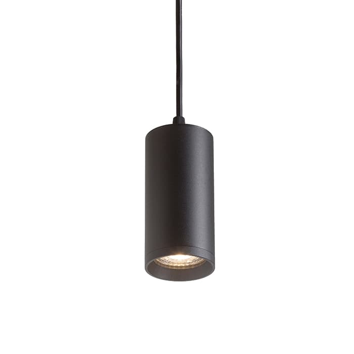 Suspensie Rendl Belenos neagră, LED 9W, soclu GU10, 230V