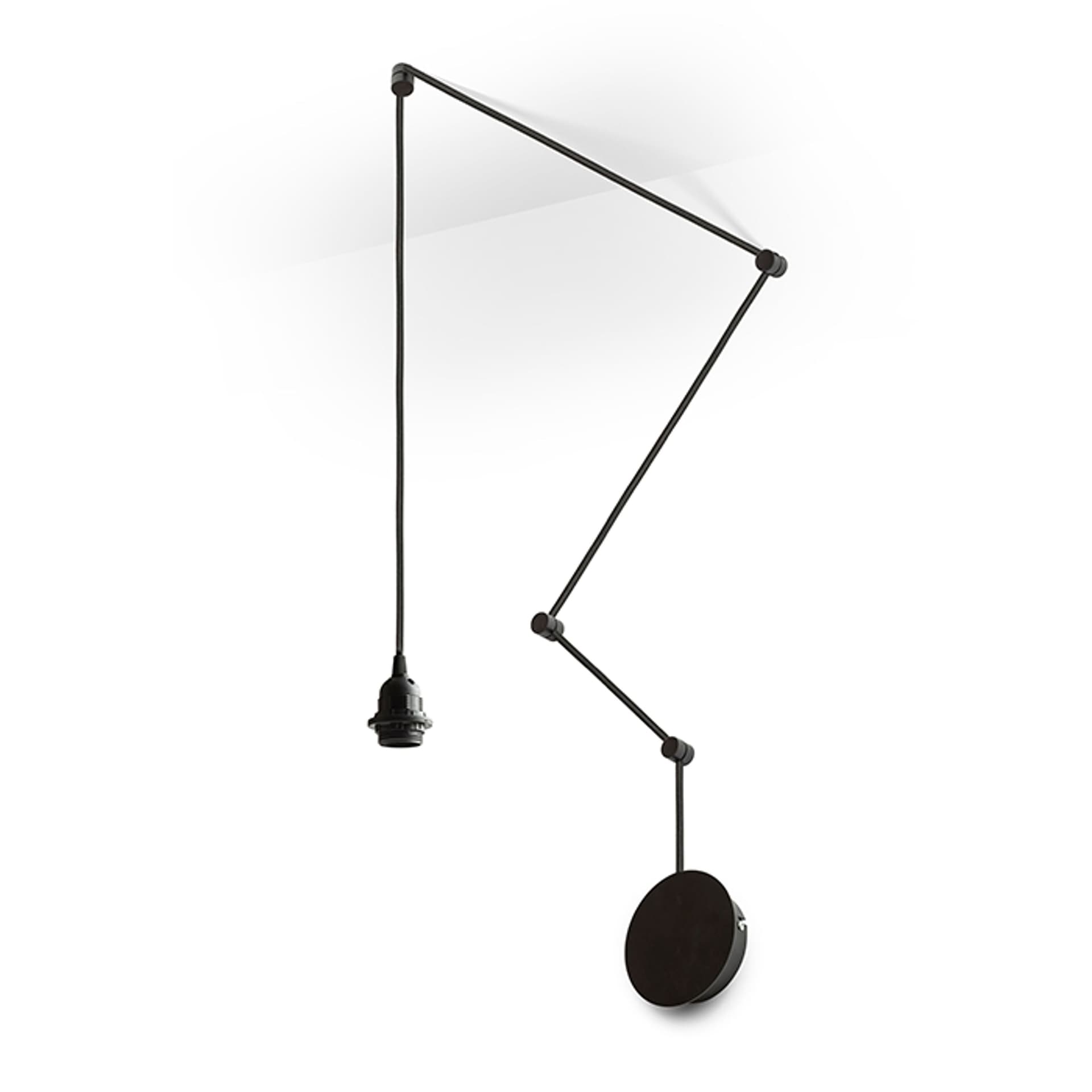 Set suspendat Rendl Spider I, negru, 230V, LED, E27, 15W