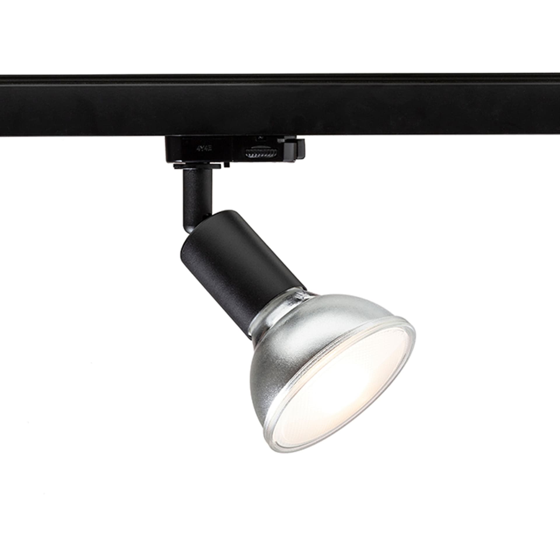 RENDL FAX soclu E27 pentru șină 3 circuite, negru, 230V, 15W