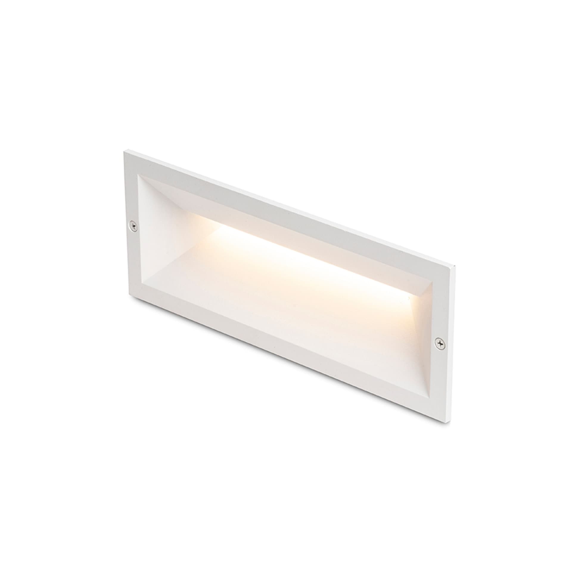 Spot încastrat exterior Rendl, alb, LED 12W, lumină caldă