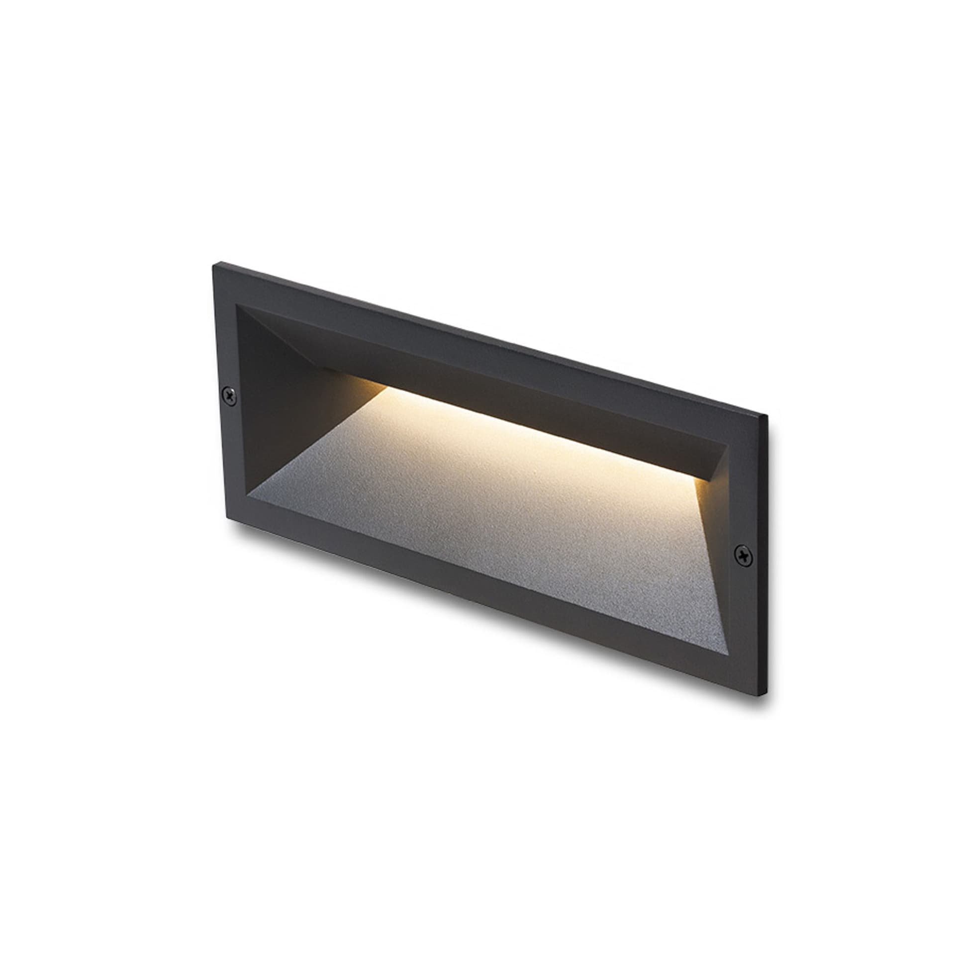 Spot încastrat exterior Rendl, negru, LED 12W