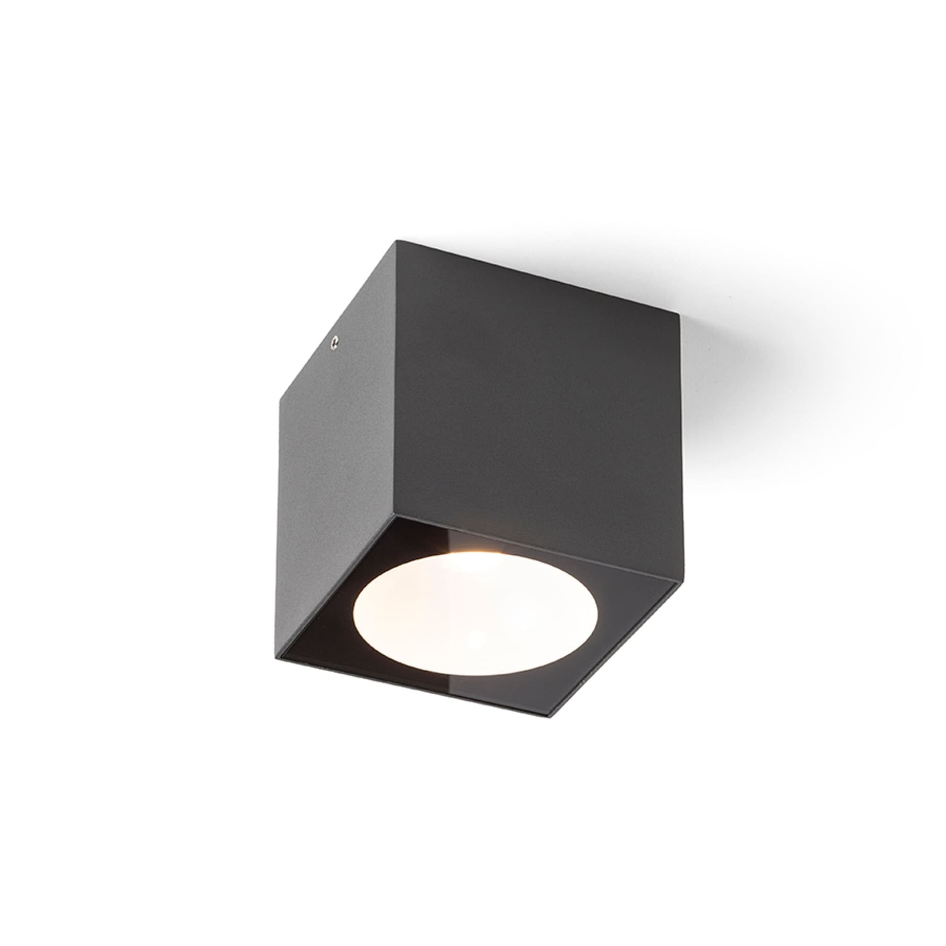 Plafonieră exterior Rendl, antracit, sticlă transparentă, 6W