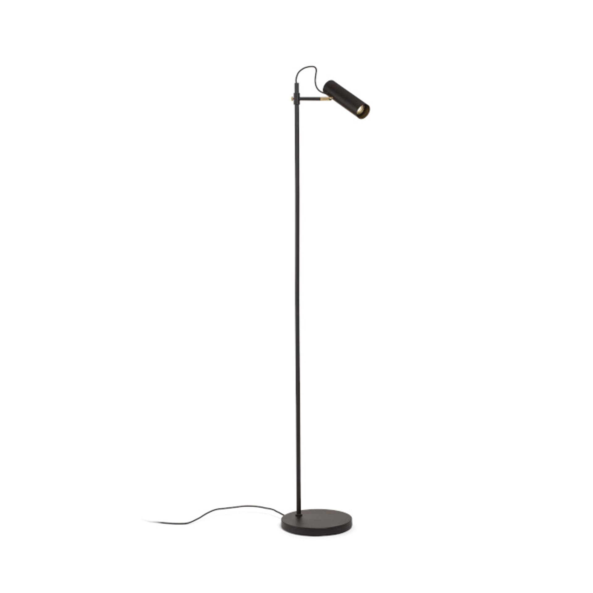 Lampă de podea Rendl Varia, negru/alamă, LED GU10 9W, 230V