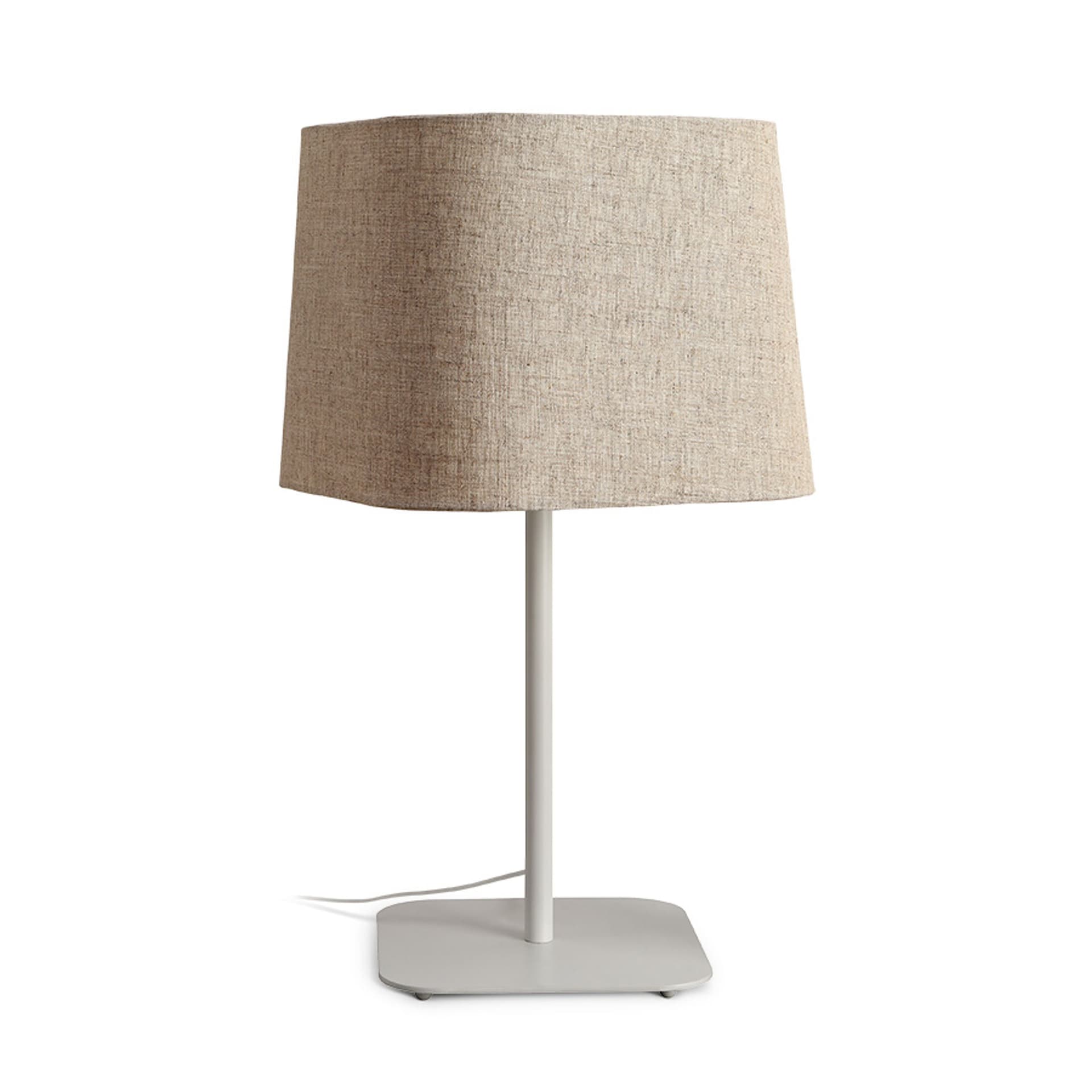 Lampă de masă Perth bej/alb 230V LED E27 11W