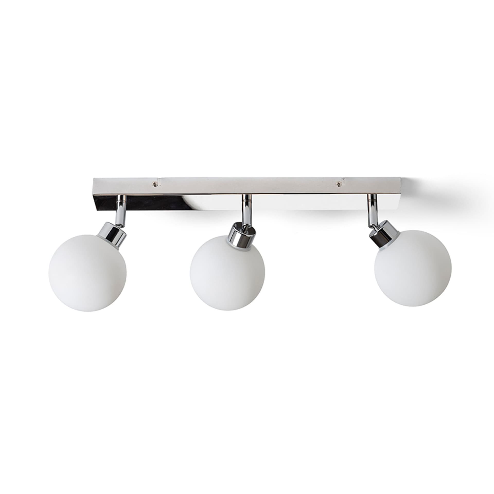 Aplica Rendl Bolly III, sticlă opal/crom, LED G9 3x3W, IP44, 230V