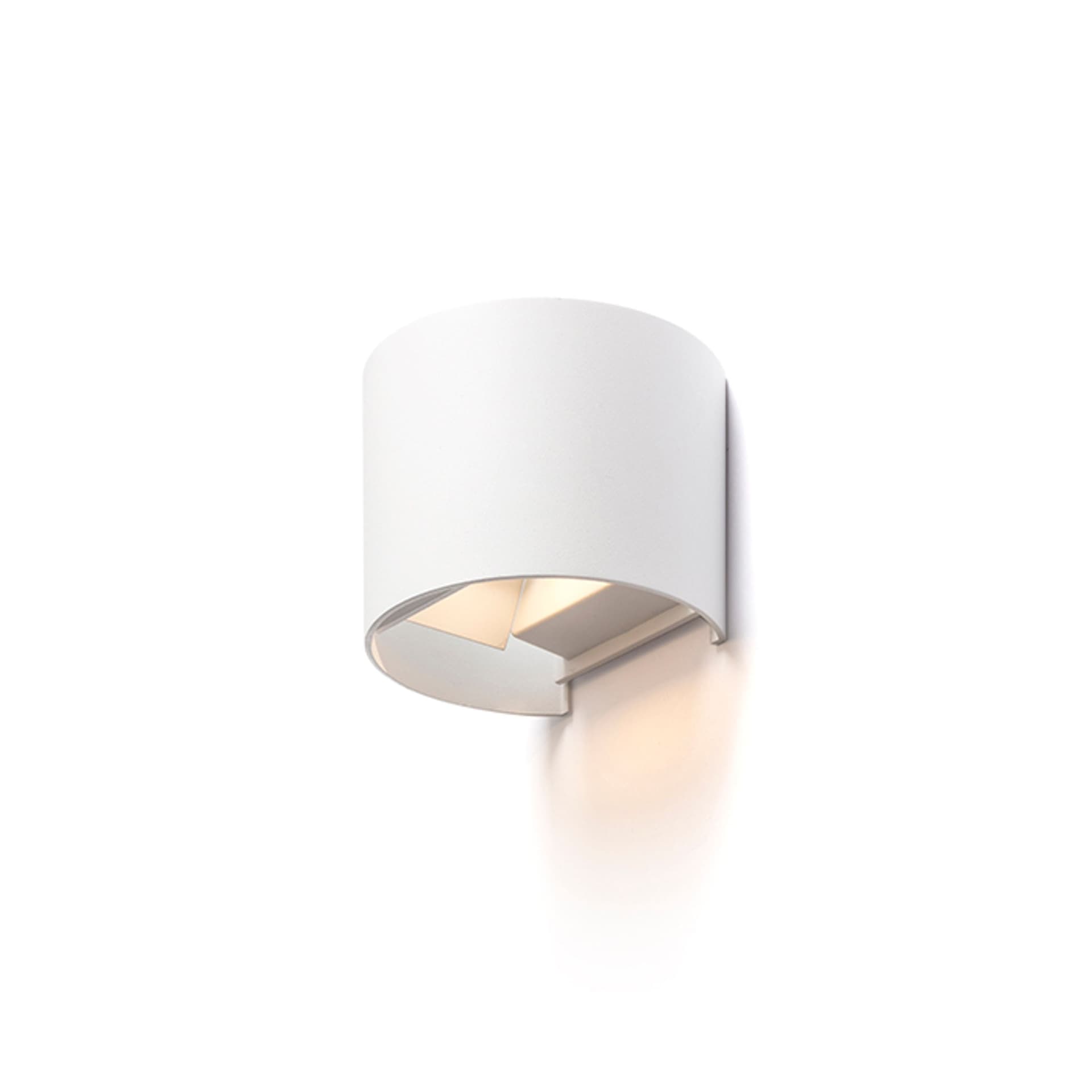 Aplica LED Rendl albă pentru exterior, 3W, lumină caldă