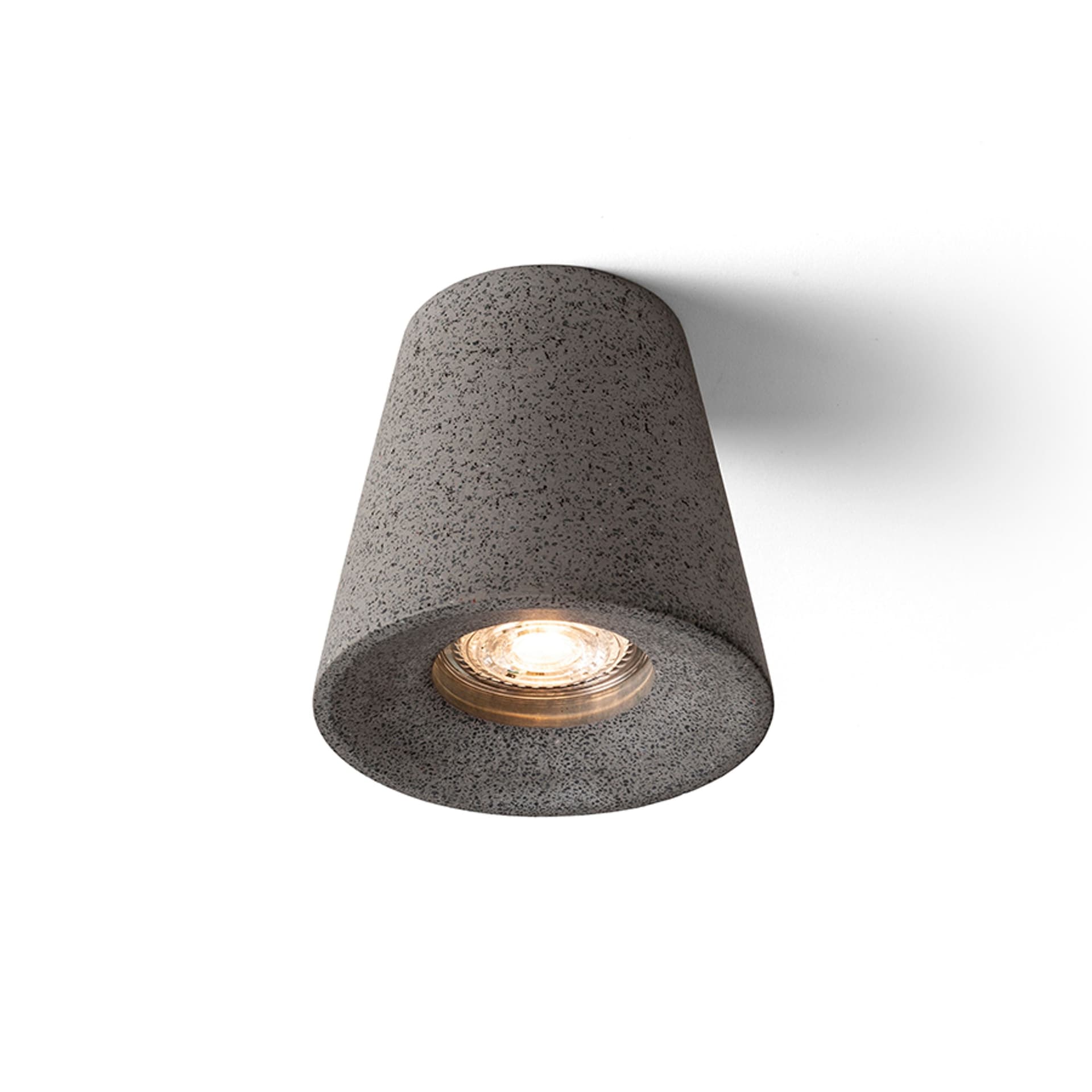 Spot de tavan Rendl din beton gri închis, LED 5W