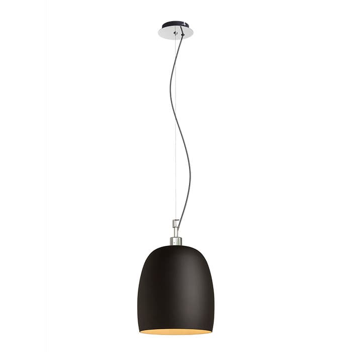 RENDL COROA NEW 28 suspendat negru crom 230V LED E27 15W