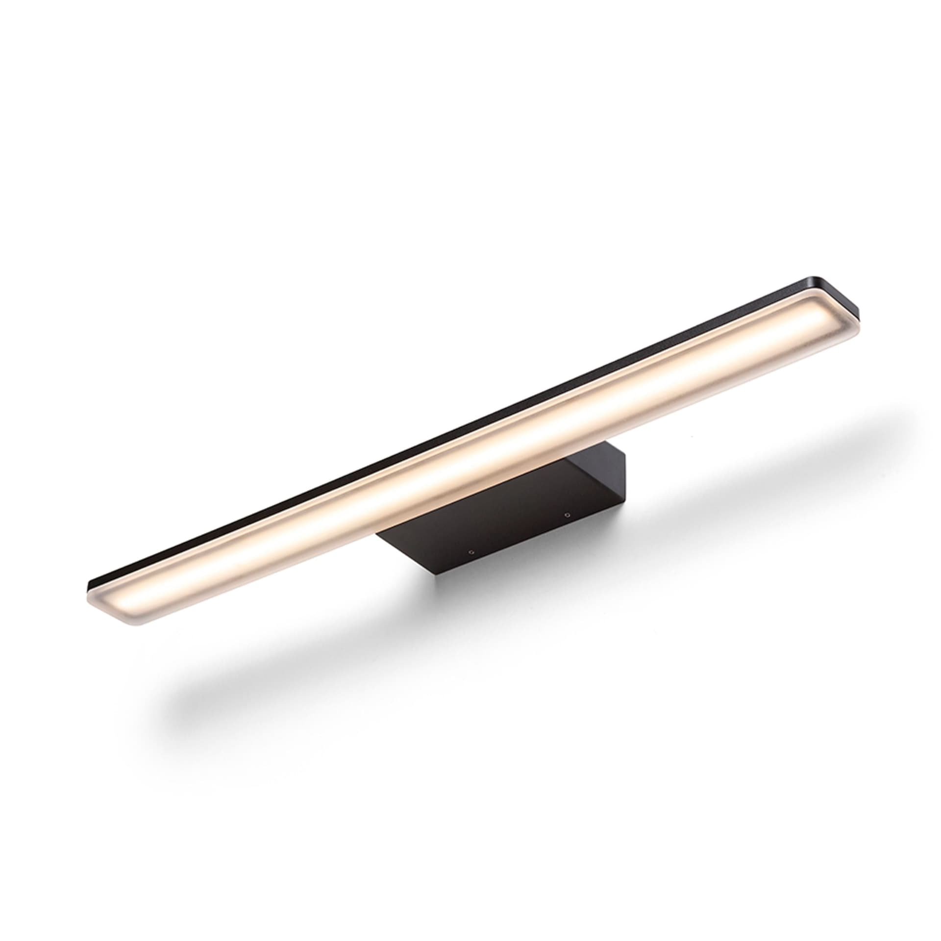 Aplică de perete Rendl Marea 60, negru, LED 18W, IP44, 3000K