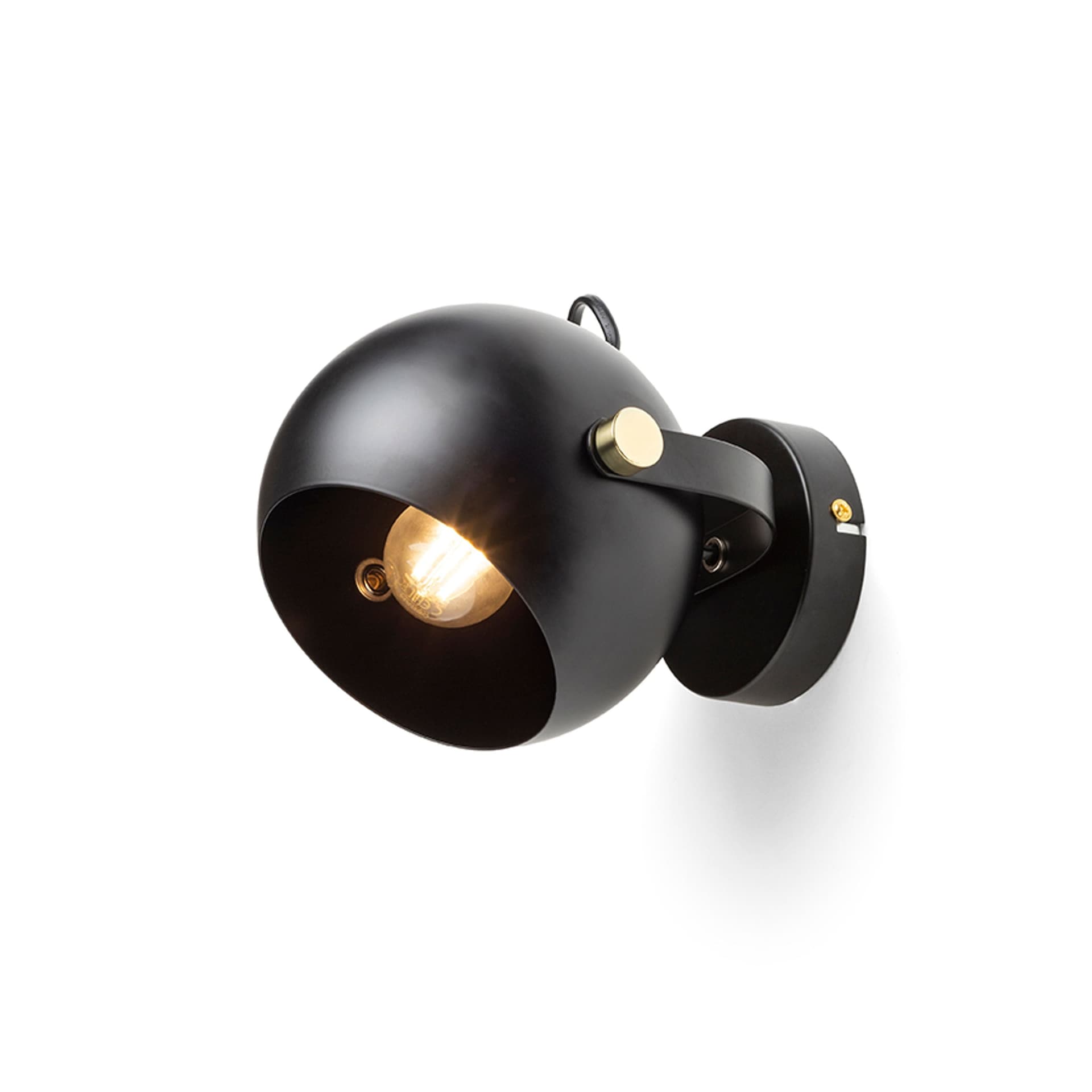 Corp de iluminat aplicat AGNETA negru 230V LED E27 11W