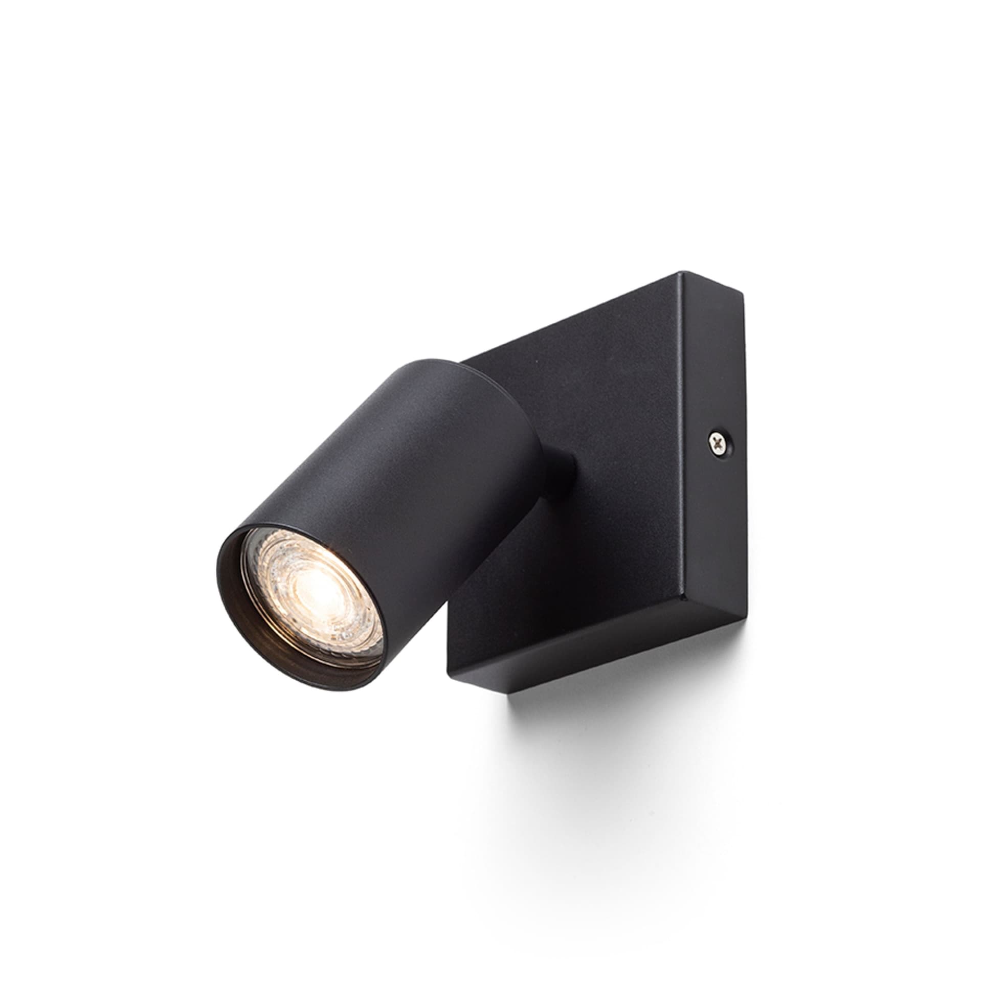 Spot LED montat pe suprafață negru 230V GU10 9W pătrat