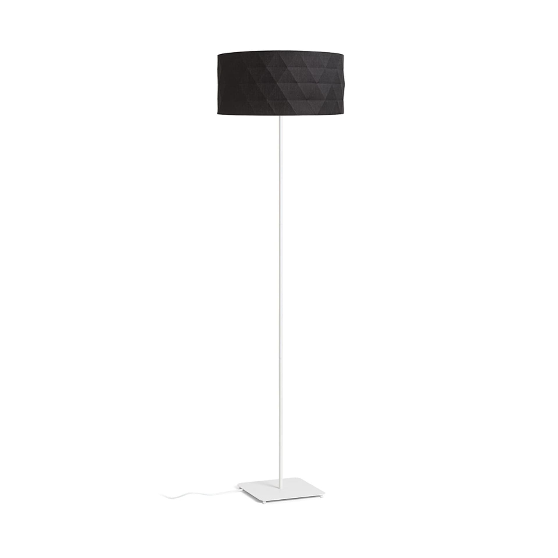 Lampadar Rendl negru/alb, textil-metal, 15W