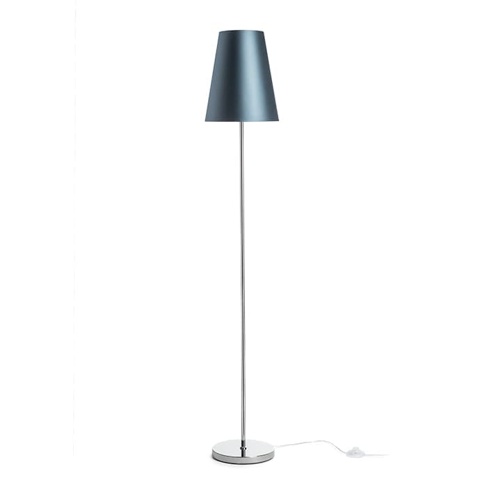 RENDL NYC/CONNY 25 de podea Monaco petrol/argintiu PVC/crom 230V LED E27 15W