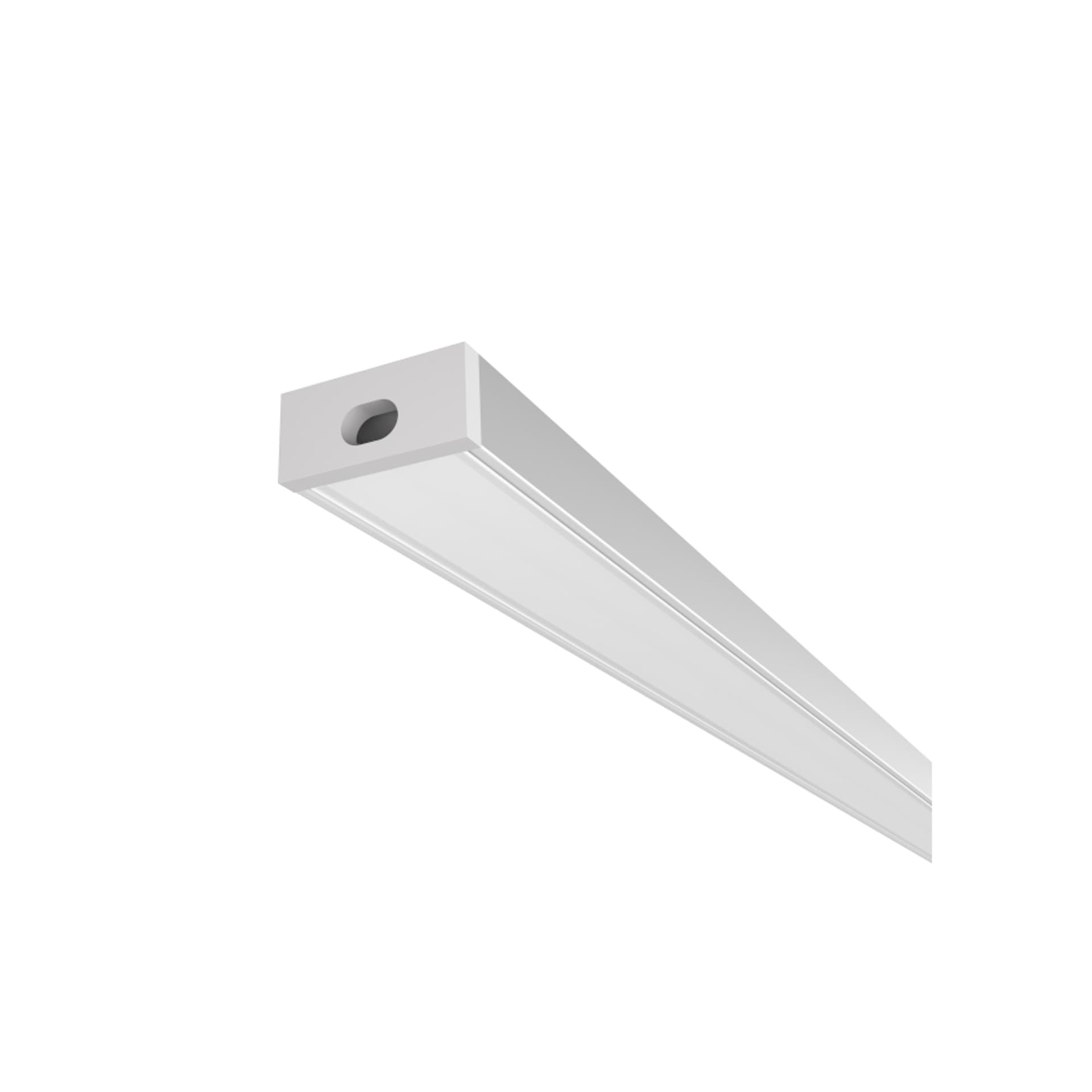 Profil LED Rendl, montaj aparent, aluminiu anodizat și acrilic mat