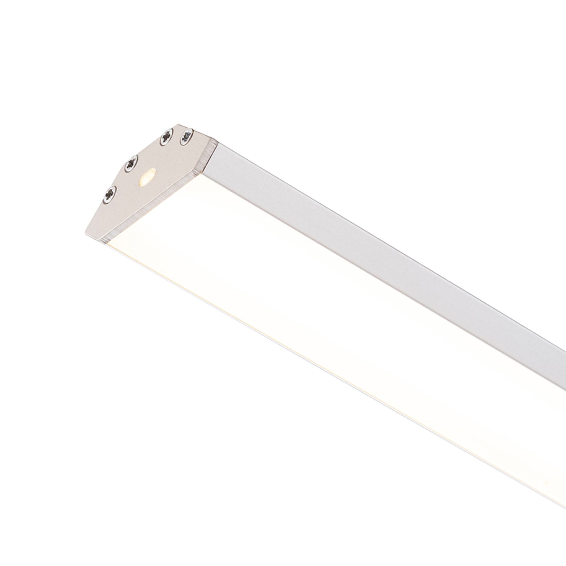 Profil LED Rendl J montat pe suprafață 1 m, aluminiu anodizat, acrilic mat