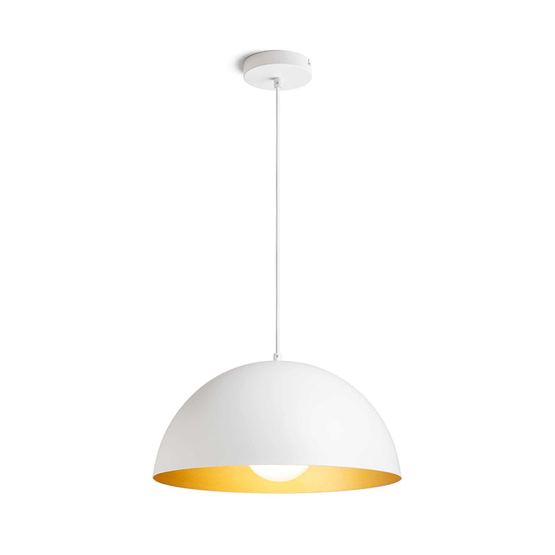 Rendl Gladys 40 suspensie alb/auriu 230V LED E27 30W