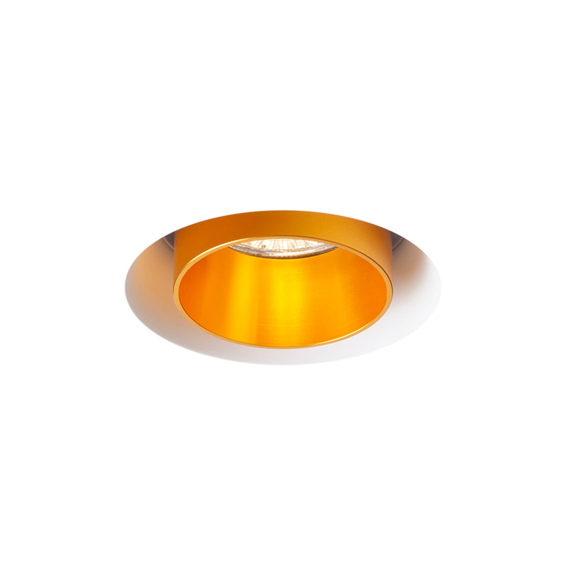 RENDL Daytona spot încastrat în rigips, alamă periată, LED GU10 8W, 230V