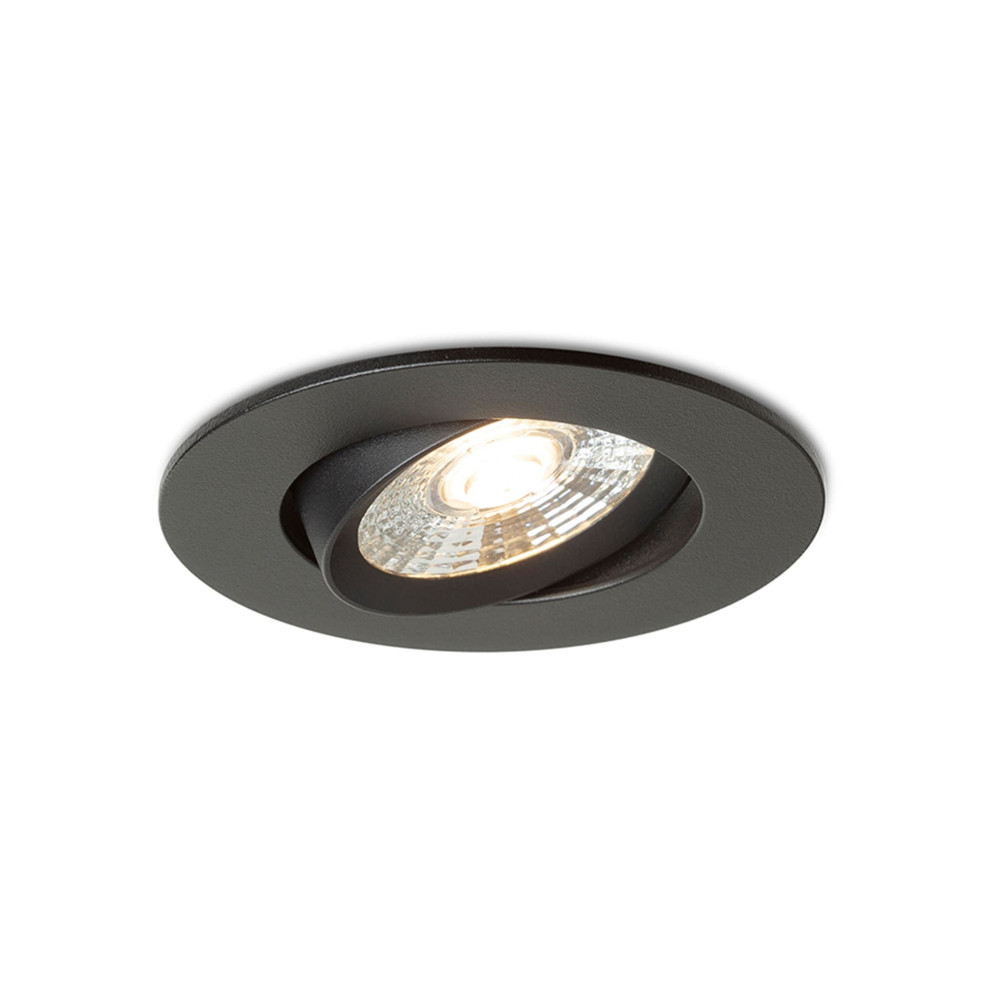 Spot LED încastrat Rendl Nefrit negru 6W 36° 3000K 230V