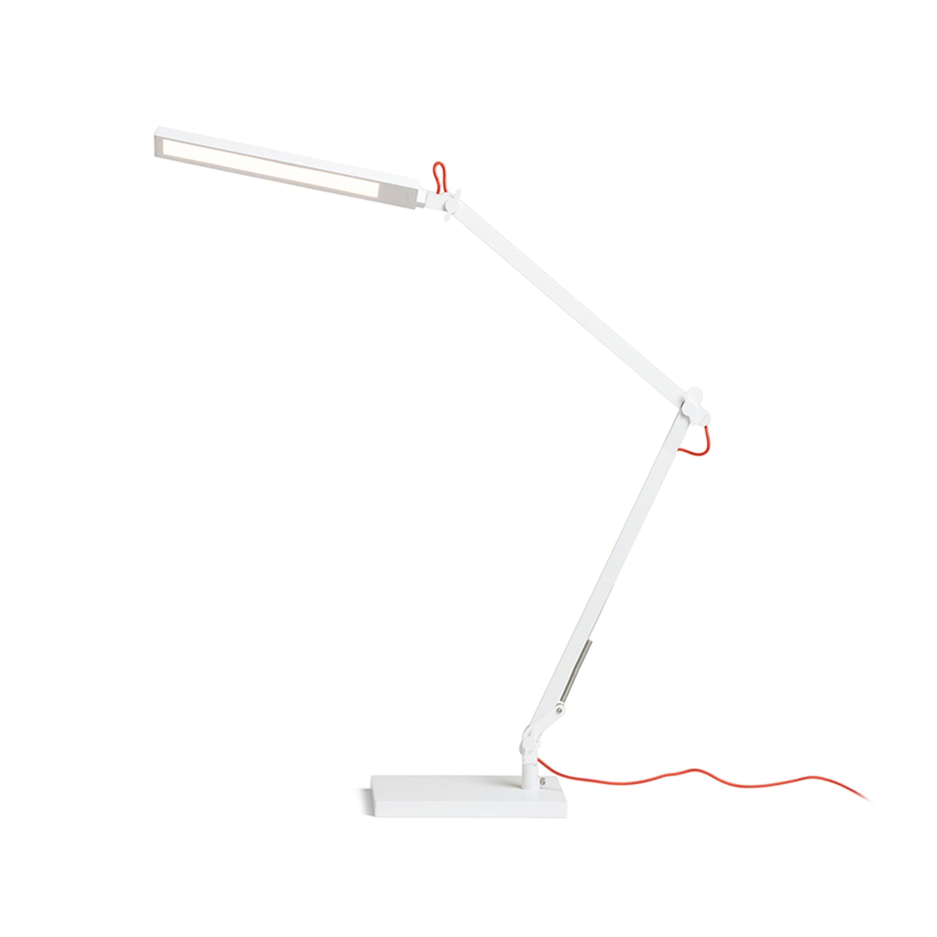Lampă de masă Rendl Norma DIMM alb/roșu LED 10W 3000K/4000K/6500K