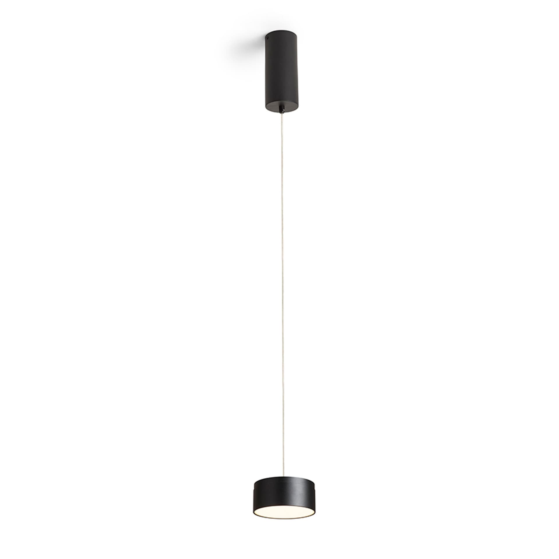 Suspensie Rendl Sfera Dimm neagră LED 15+9W 3000K 230V