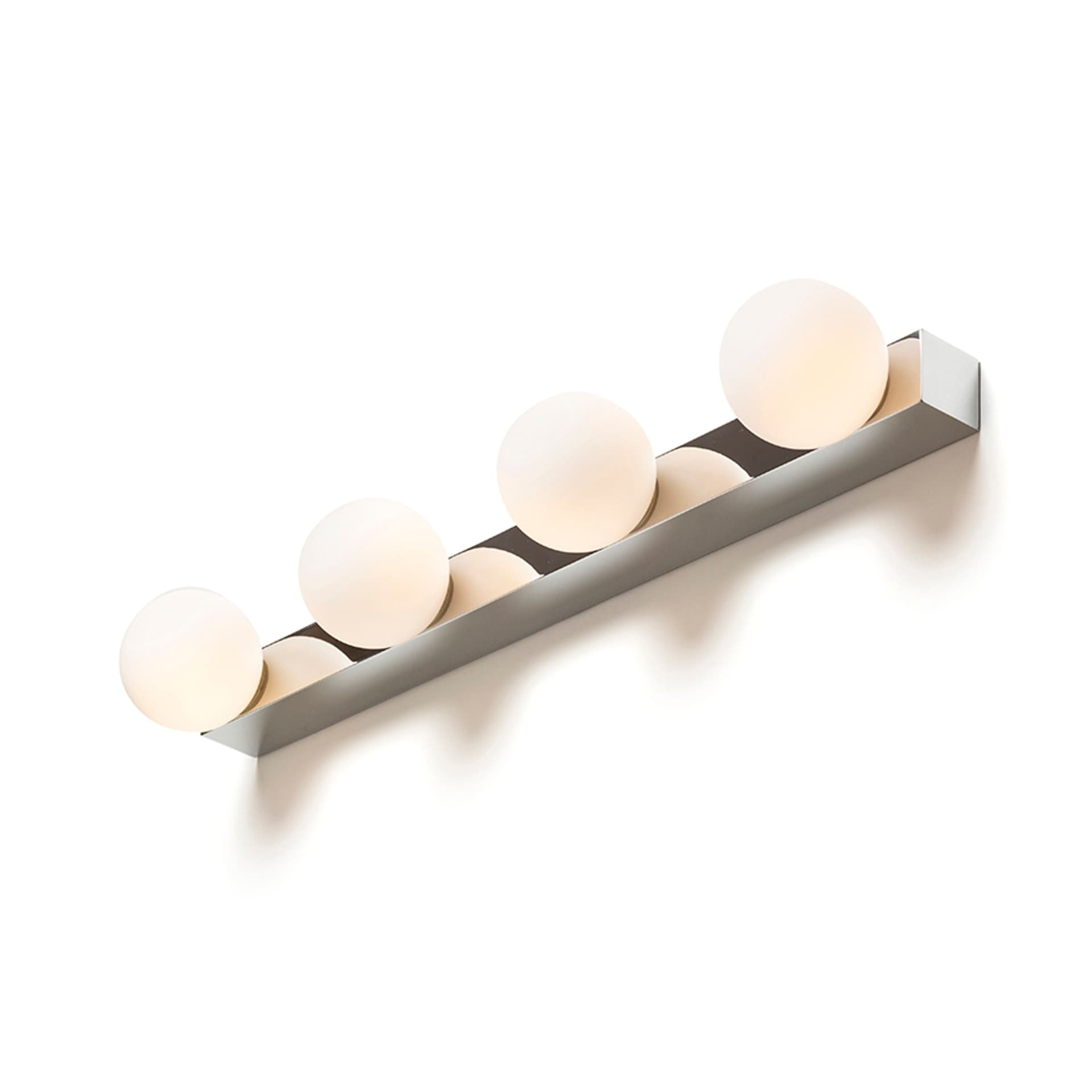 Aplica de perete DOMINO IV crom/sticlă opal 4x6W G9 IP44 230V