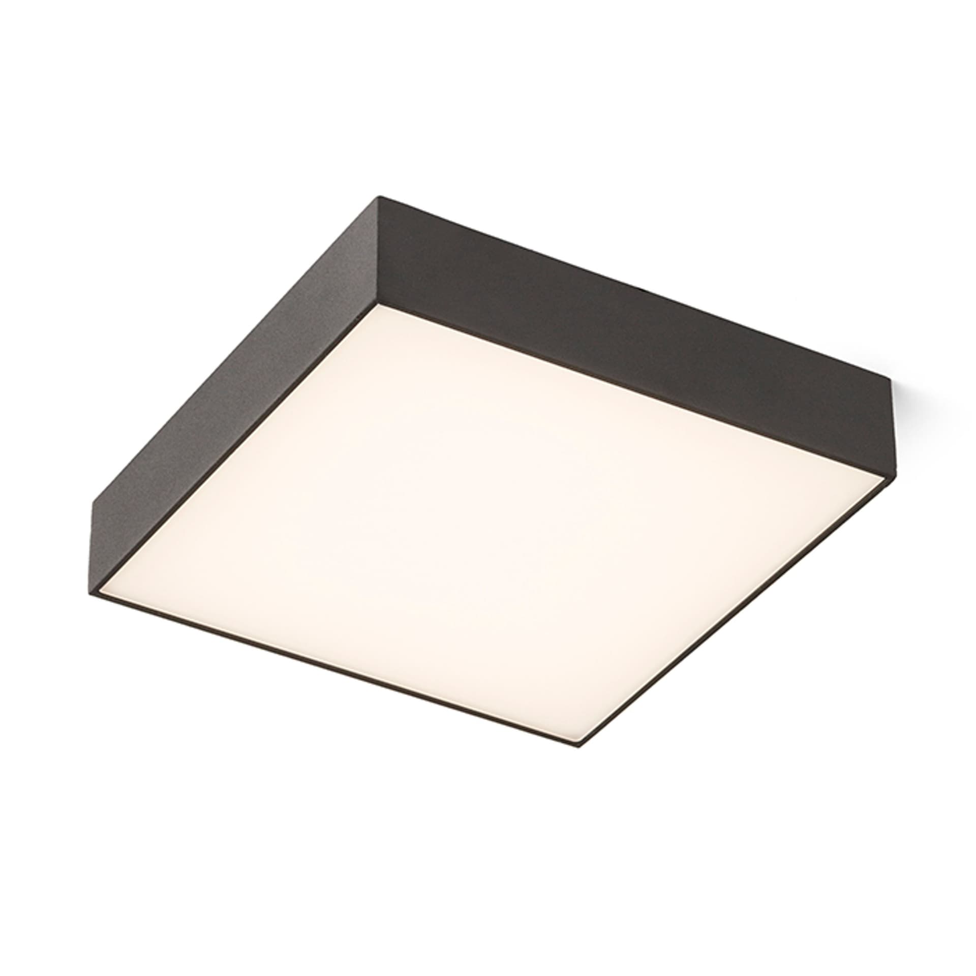 Plafonieră LED Rendl Larisa SQ 30 dimabilă, neagră, 30W, 230V, 3000K/4000K/6500K