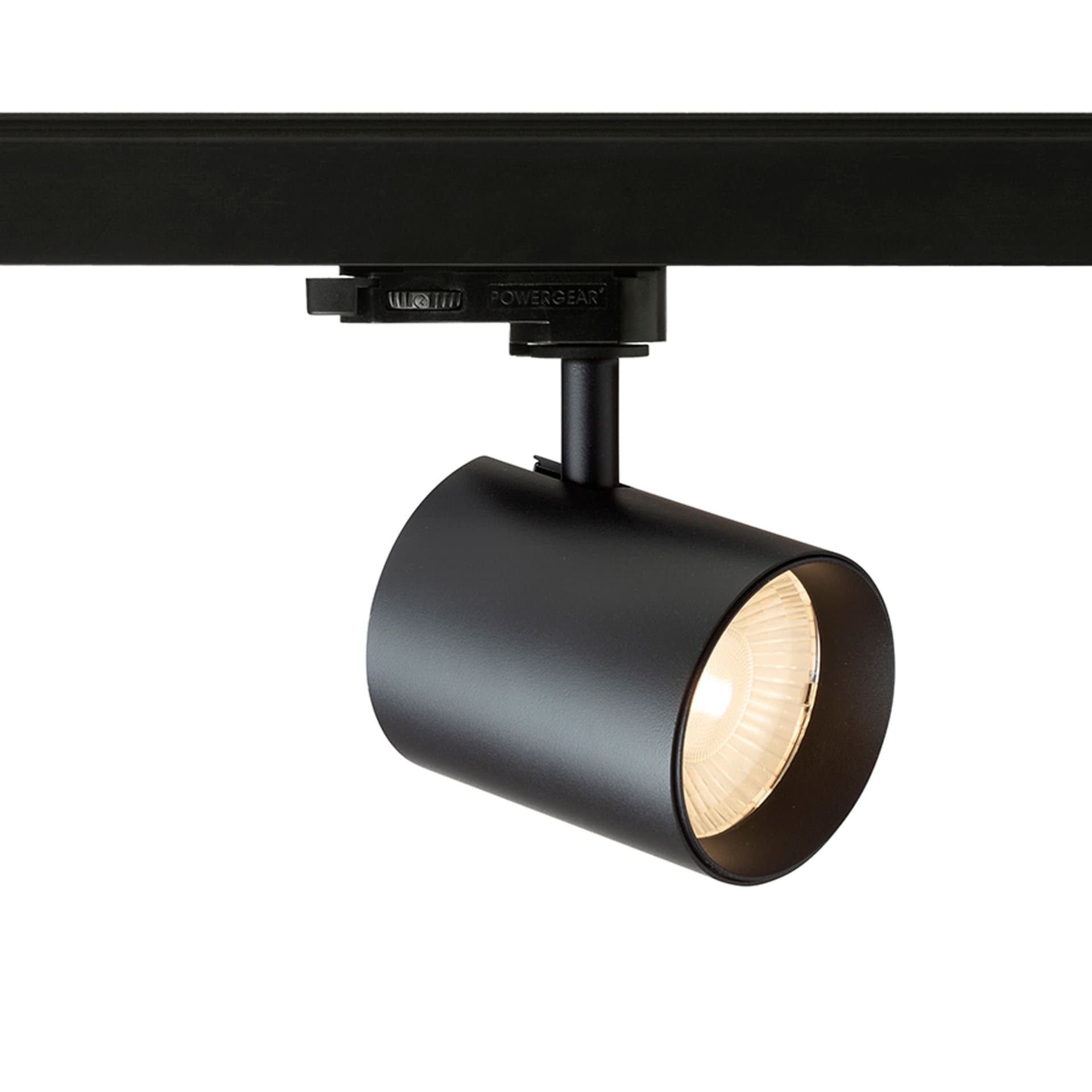 RENDL IRIS 7 pentru șină 3 circuite, negru, 230V, LED 10W, 24°, 3000K