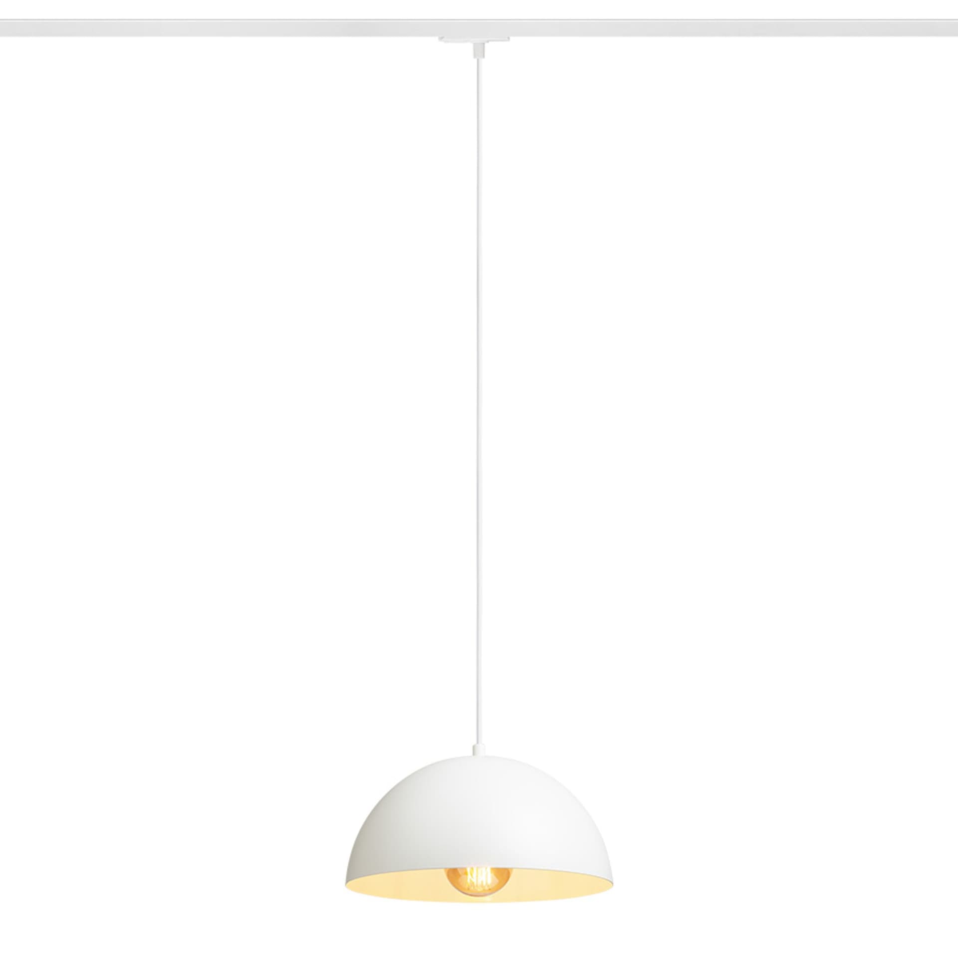 RENDL GLADYS 30 pentru șină 1 circuit alb/alb 230V LED E27 15W