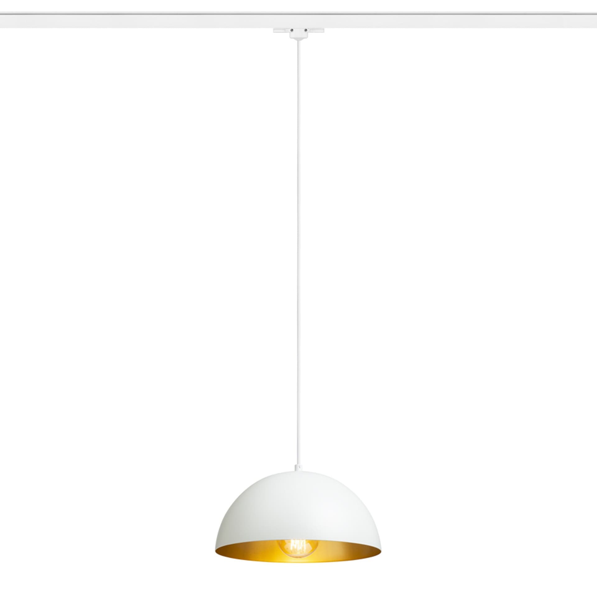 RENDL GLADYS 30 pentru șină 3 circuite alb/auriu 230V LED E27 15W