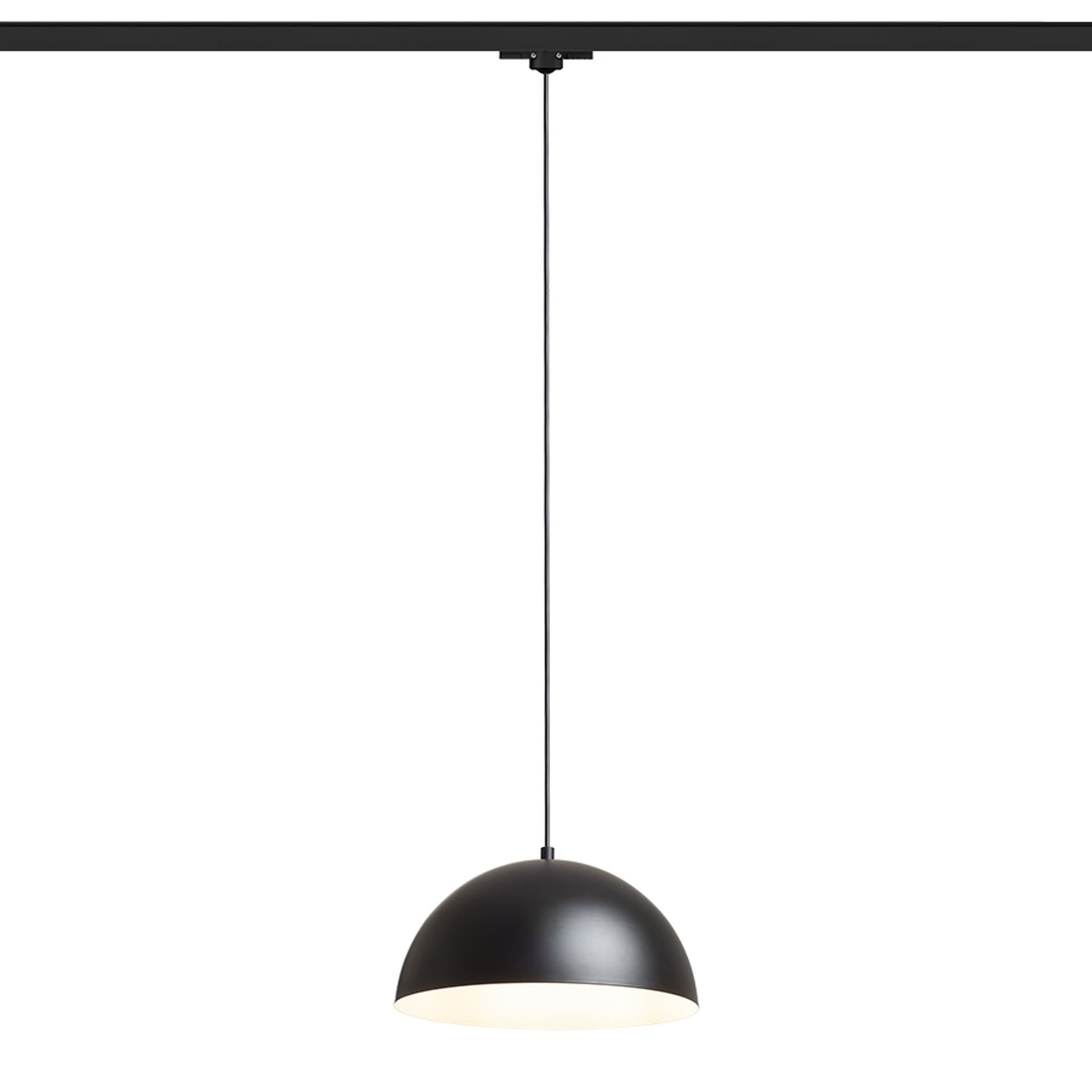 RENDL GLADYS 30 pentru șină 3 circuite, negru/alb, 230V, LED, E27, 15W