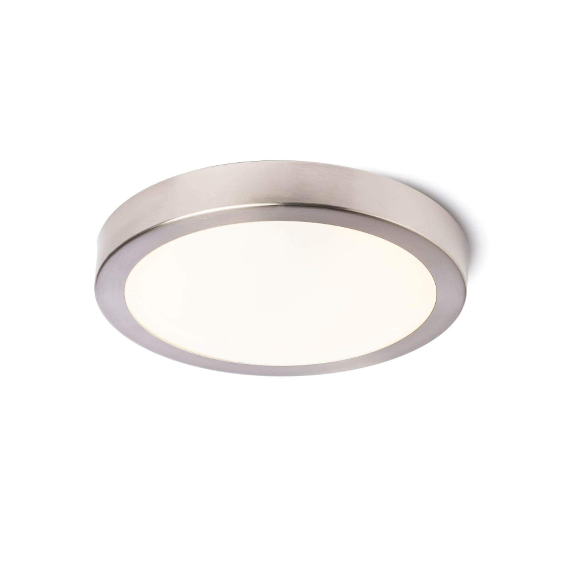Plafonieră Rendl nichel mat, lumină caldă 3000K, 12W