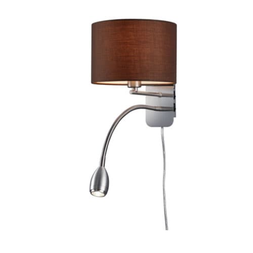 271170214 Lampa perete Hotel 1xMax.40W E14+1x3.1W LED M