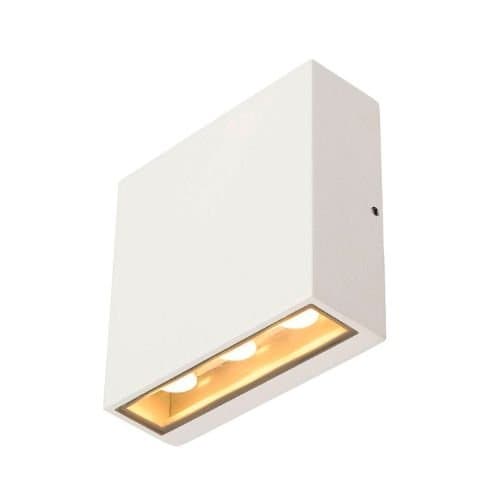 Aplica LED SLV Big Quad sus/jos, 8.2W, 3000K, alb