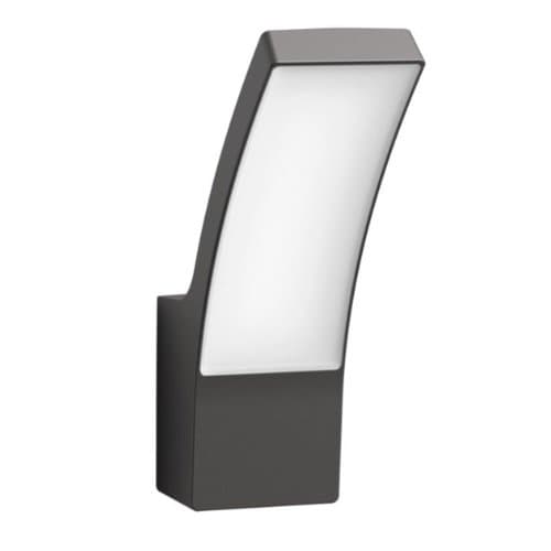 Aplica LED Philips Splay, 12W, 1100 lm, 2700K, IP44, antracit