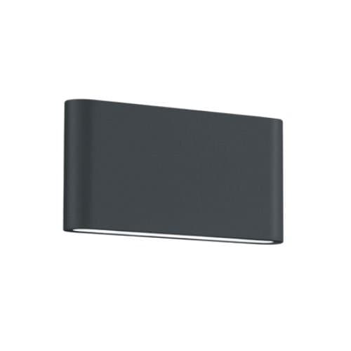 Aplica LED TRIO Thames II, 2x4W, 800 lm, 3000K, antracit