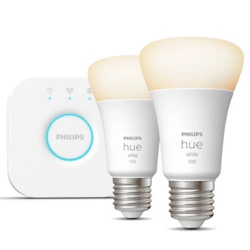 HUE Starter Kit 9W LED White A19 E27 2700K 806lm 2b b