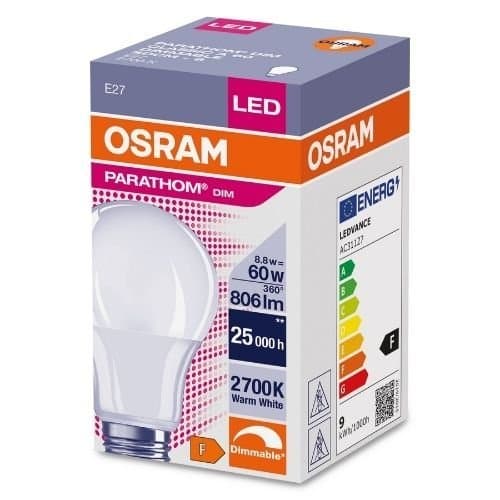 BEL LED Classic A60 FR D 8.8 60W 2700K 806lm E27 LDV