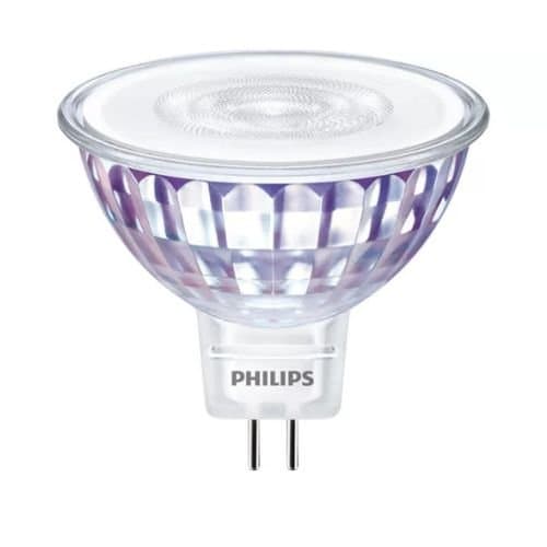 Spot LED Philips MR16, 7W, 3000K, 621 lm, lumină caldă