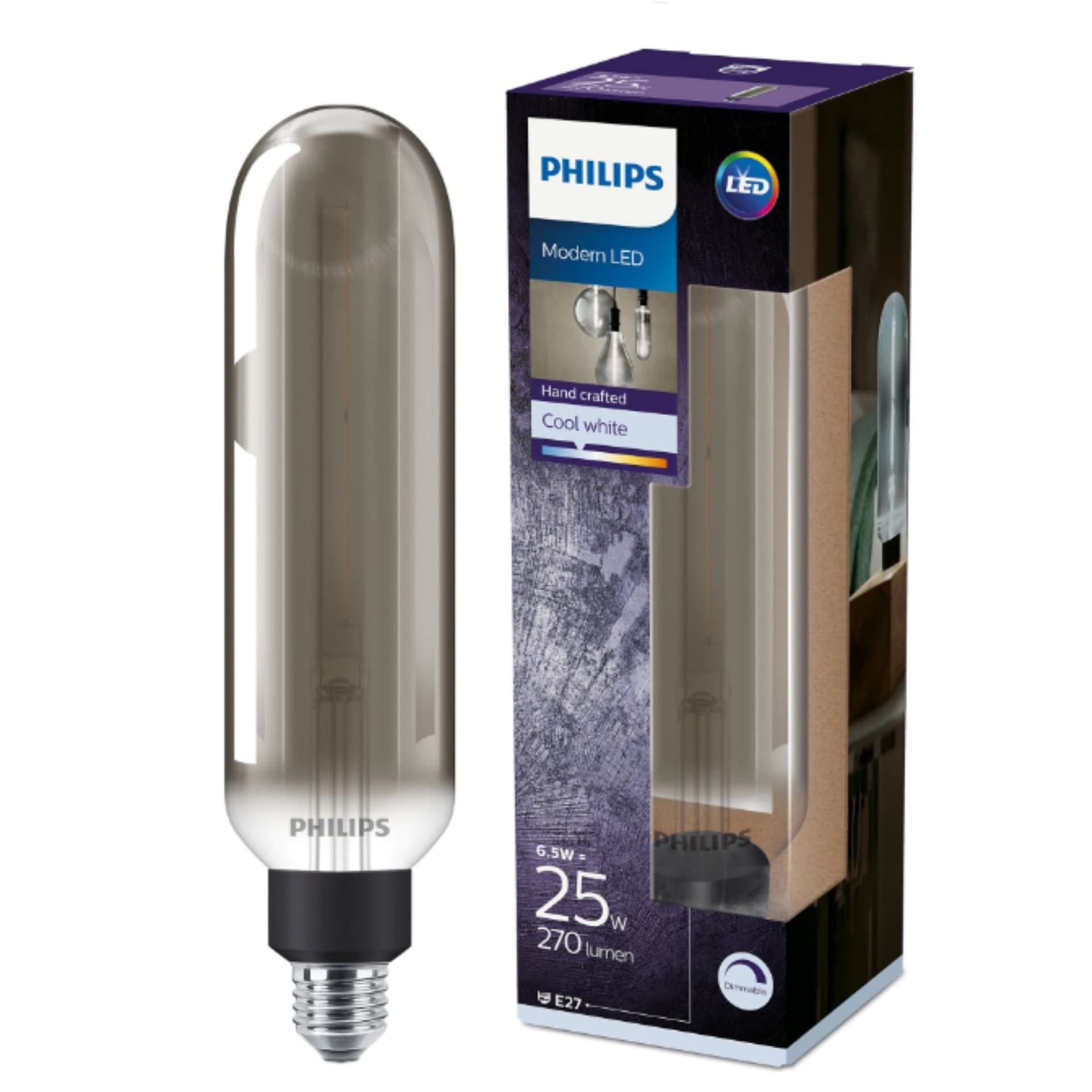 BEL LED Classic Giant T65 Smoky Dim 6.5 20W 1800K 200lm E27