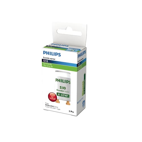Starter S10 2BL/10 4-65W SIN 220-240V WH