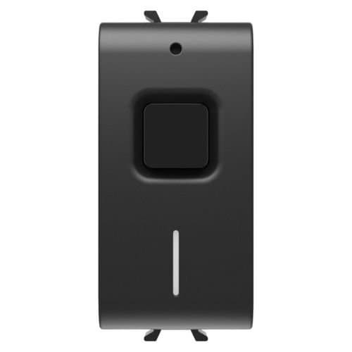 Actuator smart home GEWISS, 1 modul, Negru Satin