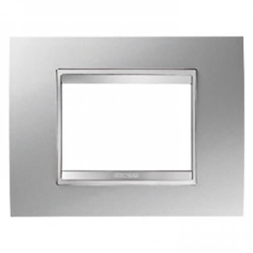GW16203VT Ramă Lux 3 module CH/Gri Titan