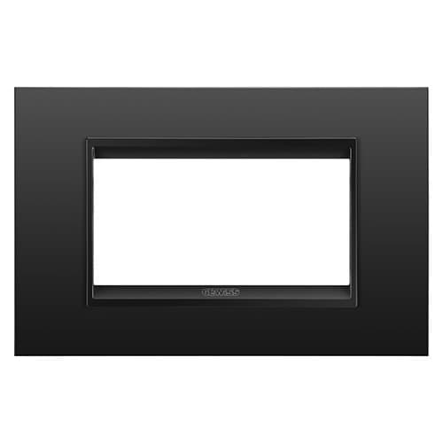Ramă modulară GEWISS Chorus, negru satin, 4 module