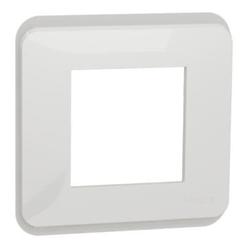 Rama New Unica Pro Schneider Electric, alb, pentru 2 module