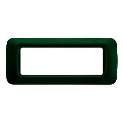 Rama modulară GEWISS Top System, 6 module, verde