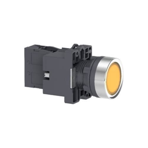 XA2EW35B1 Buton iluminat 24V AC/DC 1NO Galben