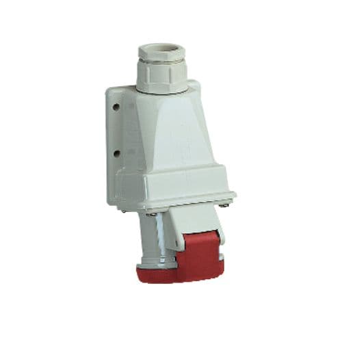 82220 Priza ind fixa 3P+E 32A 380-415V 6h Rosu